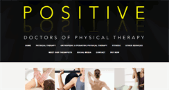 Desktop Screenshot of positivephysicaltherapy.com